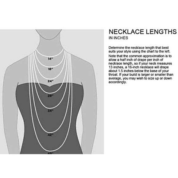 Necklace Lengths  - Picture 1 of 1